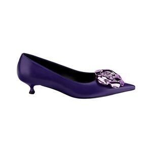Agl Camelia Pump Leather Pump, Purple